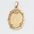 Pendentif ovale en or 18k seconde main