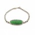 Bracelet PEKAN en or jaune, argent et jade oriental