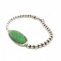 Bracelet PEKAN en or jaune, argent et jade oriental