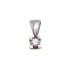 Pendentif solitaire en or 18k avec diamant d'occasion