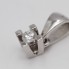 Pendentif solitaire en or 18k avec diamant d'occasion