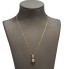 Collar de oro 18k con perla australiana y diamantes