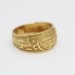 Anillo jerogíficos de oro 18k de segunda mano