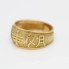 Anillo jerogíficos de oro 18k de segunda mano