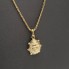 Cordon d'occasion en or 18k avec pendentif coccinelle