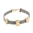 Bracelet TOUS MESH en acier inoxydable et or 18 carats, trotteuse