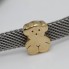 Bracelet TOUS MESH en acier inoxydable et or 18 carats, trotteuse