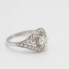 Anillo estilo vintage de oro 18k con diamantes segunda mano