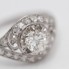 Anillo estilo vintage de oro 18k con diamantes segunda mano