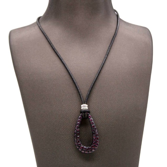 Collier RODOLITAS en or blanc,...