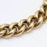 Bracelet gourmette creuse en or 18k seconde main