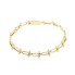 Bracelet en or massif 18 carats, trotteuse