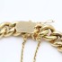 Bracelet gourmette creuse en or 18k seconde main