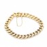 Bracelet gourmette creuse en or 18k seconde main