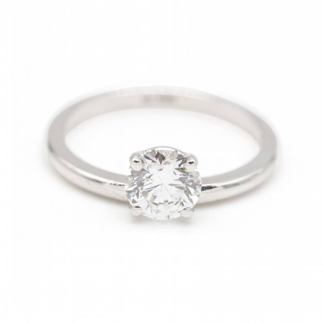 Anillo de Oro Blanco y 2,00ct...