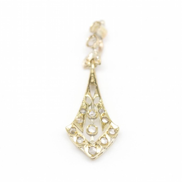 Pendentif original 1900 en or jaune...