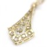Pendentif original 1900 en or jaune et diamants