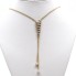 Collier spirale en or 18k avec zircone 2ème main