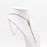 Collier spirale en or 18k avec zircone 2ème main