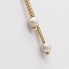 Collier spirale en or 18k avec zircone 2ème main
