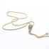 Collier spirale en or 18k avec zircone 2ème main