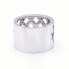 Anillo ANCHO de Oro Blanco y Diamantes