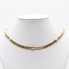 Collier jubilé en or 18 carats avec diamants seconde main