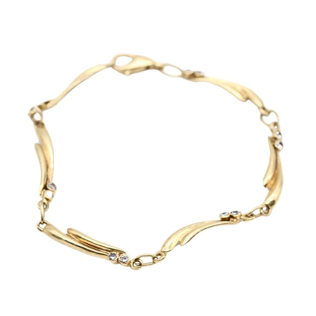 Bracelet d'occasion en or 18k avec...