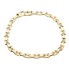 Bracelet à maillons carrés en or 18 carats seconde main