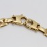 Bracelet à maillons carrés en or 18 carats seconde main