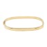 Bracelet carré en or 18 carats trotteuse