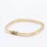 Bracelet carré en or 18 carats trotteuse