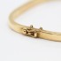 Bracelet carré en or 18 carats trotteuse