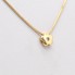 Collier fleur en or 18k avec trotteuse en diamant