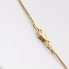 Collier fleur en or 18k avec trotteuse en diamant