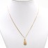 Chaîne en or 18 carats avec pendentif croix de caravaca seconde main