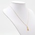 Chaîne en or 18 carats avec pendentif croix de caravaca seconde main