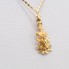 Chaîne en or 18 carats avec pendentif croix de caravaca seconde main