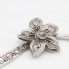 Colgante flor de oro 18k con diamantes de segunda mano