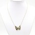 Collier papillon en or 18k avec diamants seconde main