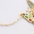 Collier papillon en or 18k avec diamants seconde main