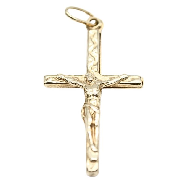 Pendentif croix en or 18k seconde main