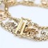 Pulsera elefantes de oro 18k de segunda mano