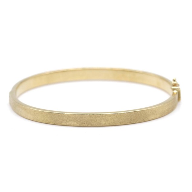 Bracelet texturé en or 18k d'occasion