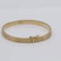 Bracelet texturé en or 18k d'occasion