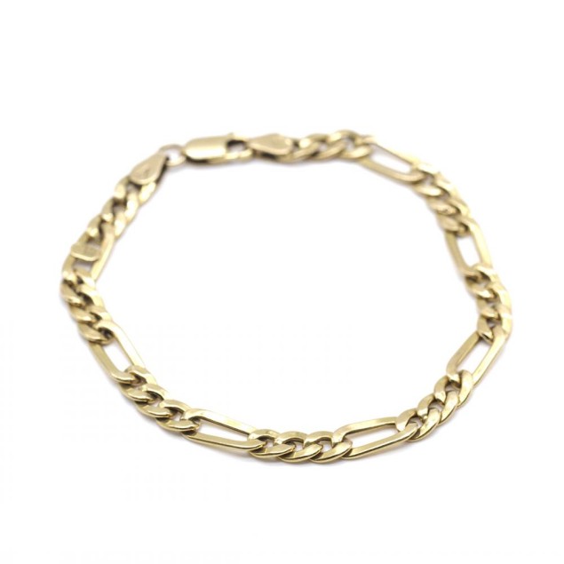 Bracelet figaro or 18k 2ème main (NE...