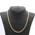 Cordon semi-creux en or 18 carats (NE PERMET PAS PAIEMENTS EN PLUSIEURS FOIS)