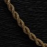 Cordon semi-creux en or 18 carats (NE PERMET PAS PAIEMENTS EN PLUSIEURS FOIS)