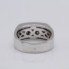 Anillo flores de oro 18k con diamantes de segunda mano