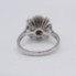 Anillo rosetón de oro 18k de segunda mano